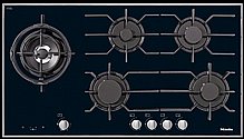כיריים גז מילה Miele KM 3054-1 נירוסטה | 5 מבערים עוצמתיים על זכוכית קרמית שחורה כיריים גז מילה Miele KM 3054-1 נירוסטה | 5 מבערים עוצמתיים על זכוכית קרמית שחורה